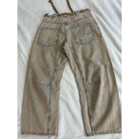 We The Free Tan Wide Leg Jeans - Picture 10 of 13